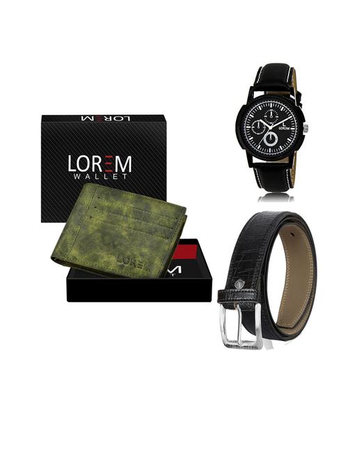 belt, wallet & watch gift combo - 19552591 - Very Small Image - 1