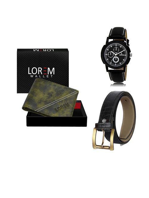 belt, wallet & watch gift combo - 19552688 - Very Small Image - 1