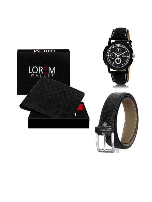 belt, wallet & watch gift combo - 19552723 - Very Small Image - 1