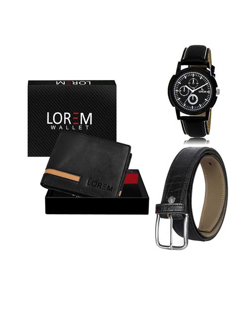 belt, wallet & watch gift combo - 19552739 - Very Small Image - 1