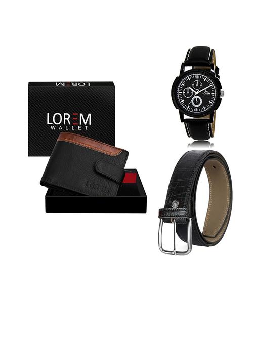 belt, wallet & watch gift combo - 19552757 - Very Small Image - 1