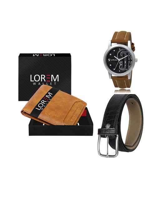 belt, wallet & watch gift combo - 19552793 - Very Small Image - 1