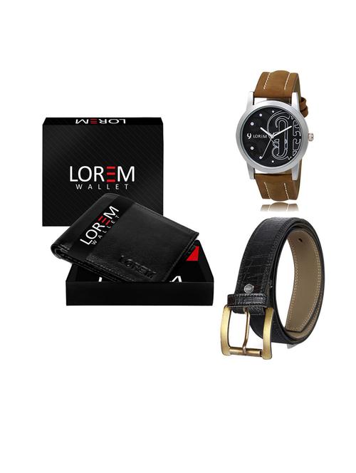 belt, wallet & watch gift combo - 19552844 - Very Small Image - 1