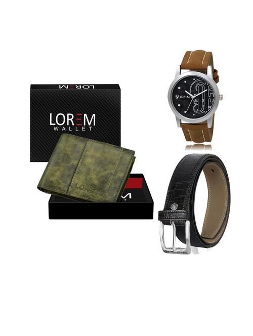 belt, wallet & watch gift combo - 19552867 - Very Small Image - 1