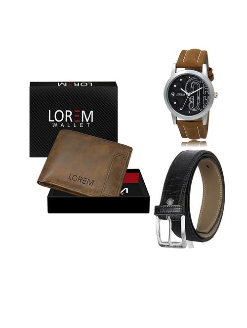 belt, wallet & watch gift combo - 19552903 - Very Small Image - 1