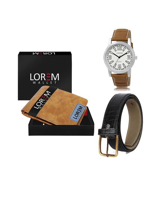 belt, wallet & watch gift combo - 19553092 - Very Small Image - 1