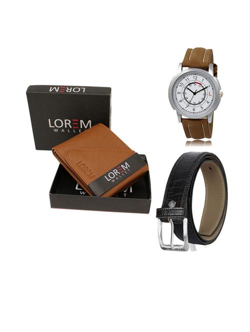 belt, wallet & watch gift combo - 19553581 - Very Small Image - 1