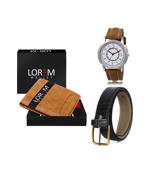 belt, wallet & watch gift combo - 19553602 - Very Small Image - 1