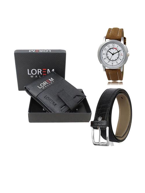 belt, wallet & watch gift combo - 19553617 - Very Small Image - 1