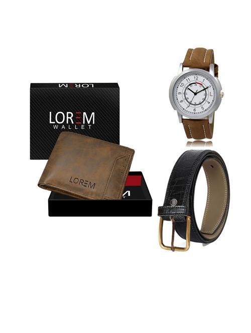 belt, wallet & watch gift combo - 19553710 - Very Small Image - 1