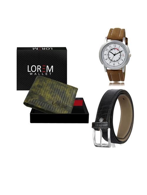 belt, wallet & watch gift combo - 19553749 - Very Small Image - 1