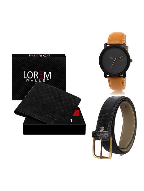 belt, wallet & watch gift combo - 19554610 - Very Small Image - 1
