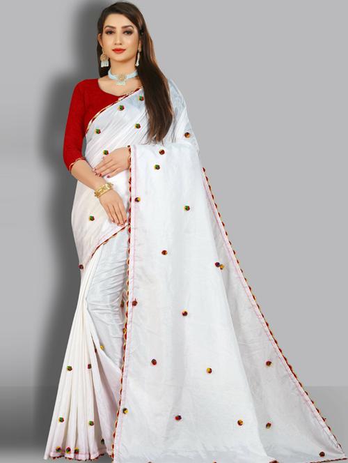 self design saree with blouse - 19561266 - Very Small Image - 1
