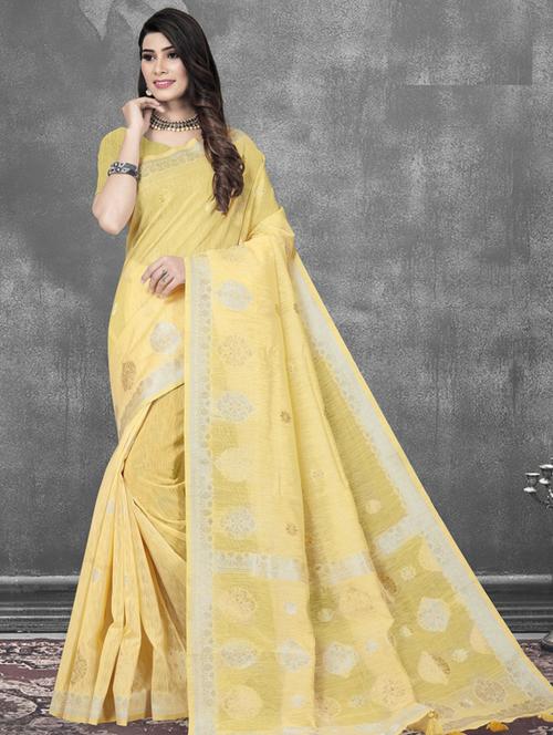 women's embroidered saree with blouse - 19561464 - Very Small Image - 1