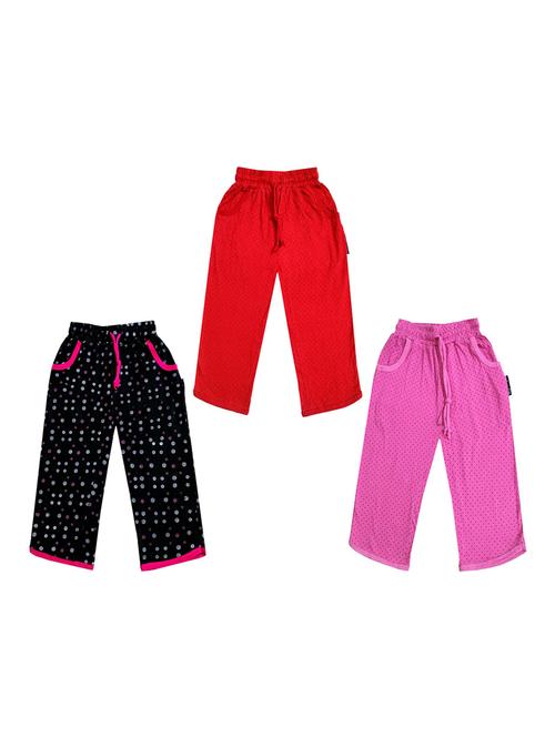 printed kids three-fourth lower combo - 19564389 - Very Small Image - 1
