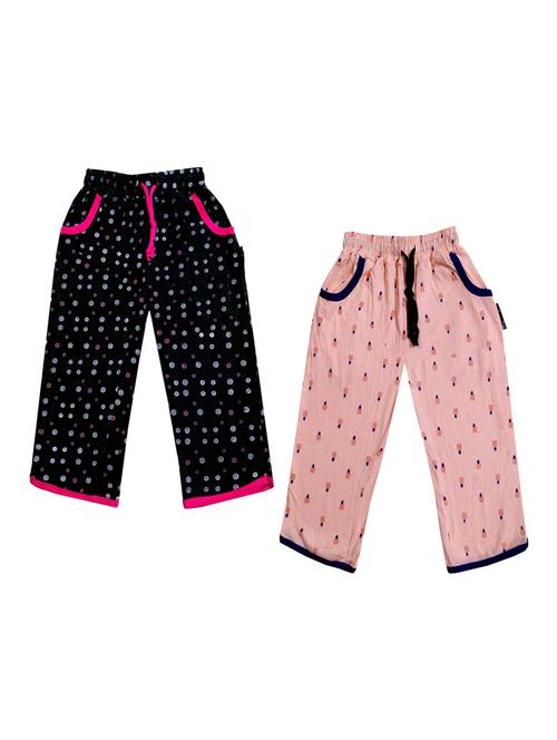 printed kids three-fourth lower combo - 19564422 - Very Small Image - 1