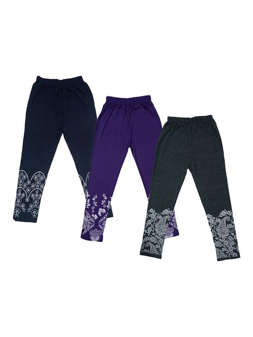 pack of 3 cotton blend three-fourth - 19564632 - Very Small Image - 1