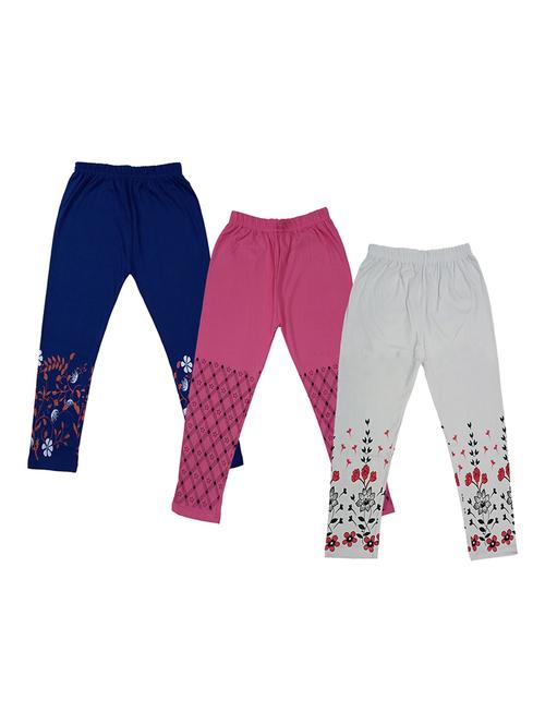 pack of 3 cotton blend three-fourth - 19564712 - Very Small Image - 1