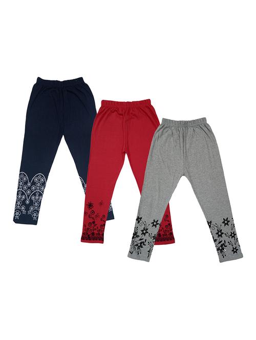 pack of 3 cotton blend three-fourth - 19564866 - Very Small Image - 1