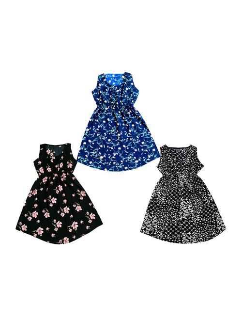 girls round neck sleeveless frock - 19566281 - Very Small Image - 1
