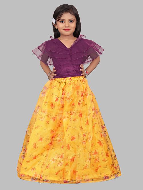floral print lehenga choli - 19566504 - Very Small Image - 1