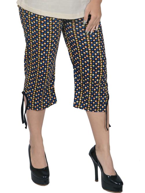 cotton printed capris - 19566786 - Very Small Image - 1