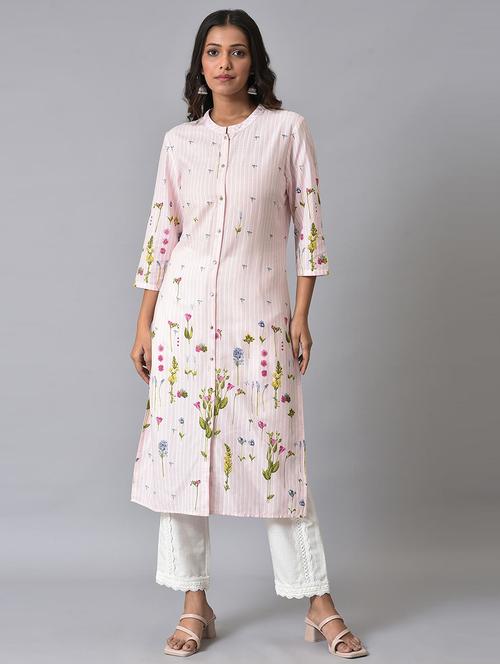 printed kurta pant set - 19567005 - Very Small Image - 1
