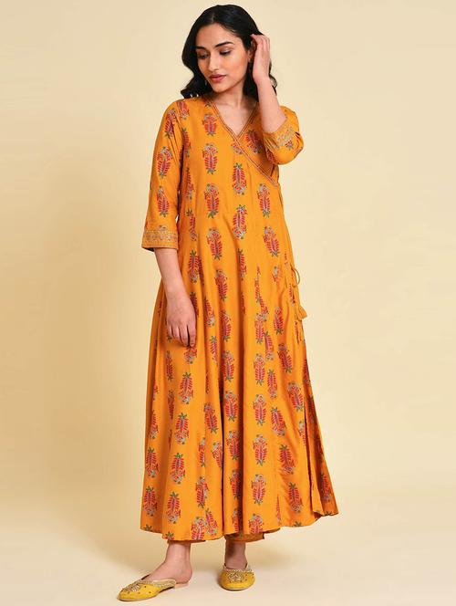 printed kurta pant set - 19567030 - Very Small Image - 1