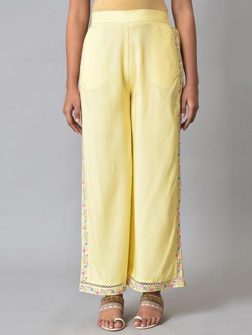 embroidered floral palazzo - 19567111 - Very Small Image - 1