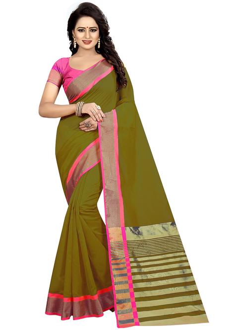 self design plain sarees - 19567290 - Very Small Image - 1