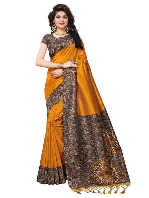 self design printed saree - 19567699 - Very Small Image - 1