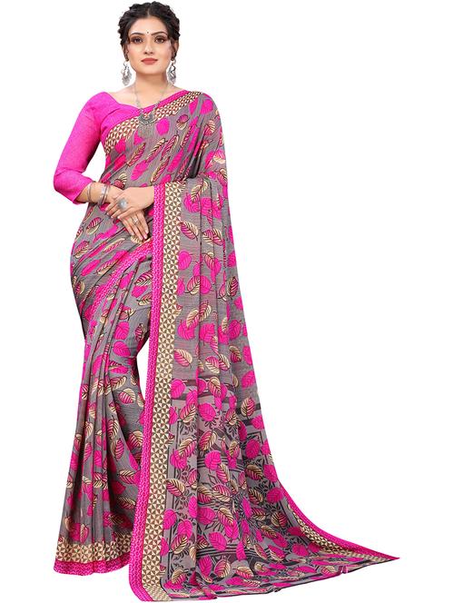 self design baluchari saree with blouse - 19567788 - Very Small Image - 1