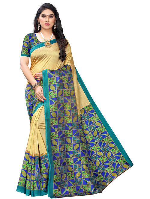 art silk woven saree with blouse - 19567881 - Very Small Image - 1