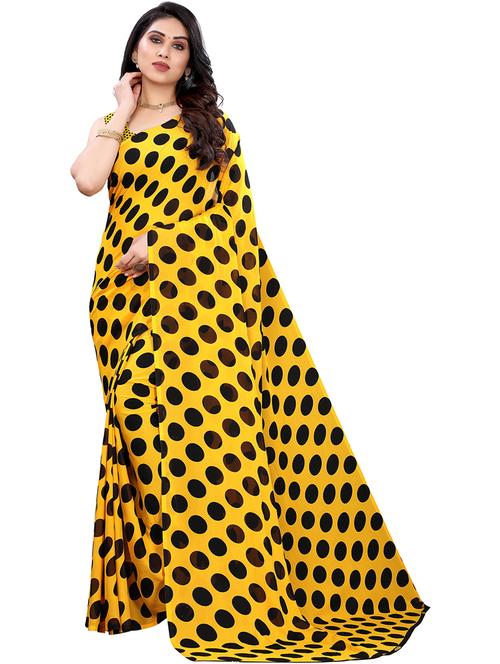 self designed printed saree with blouse - 19568004 - Very Small Image - 1