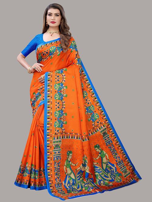 self design printed saree - 19568057 - Very Small Image - 1