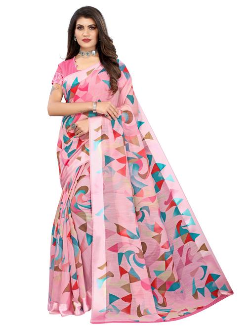 multi color printed saree - 19569285 - Very Small Image - 1