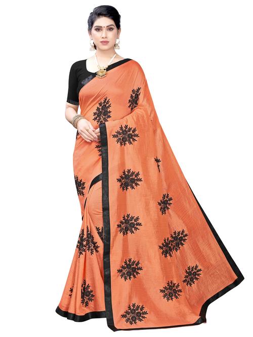self design printed saree with blouse - 19569346 - Very Small Image - 1