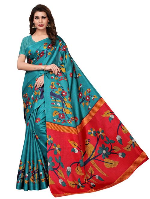 kalamkari khadi silk saree - 19569425 - Very Small Image - 1