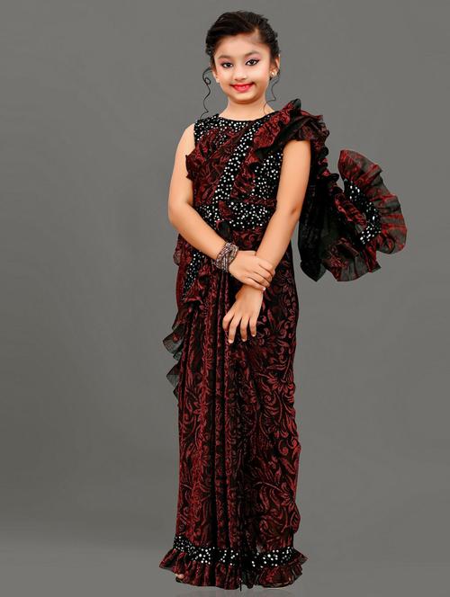 self design printed saree - 19569469 - Very Small Image - 1
