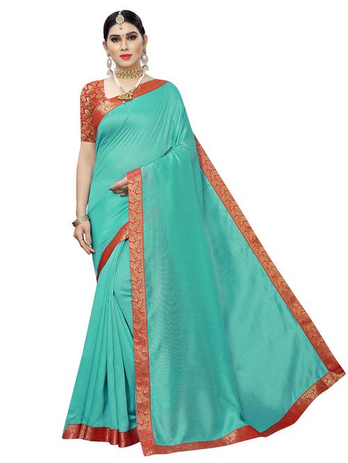 solid bordered saree - 19569767 - Very Small Image - 1