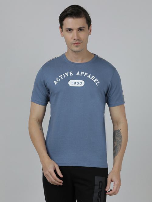 crew neck printed sports t-shirt - 19572464 - Very Small Image - 1