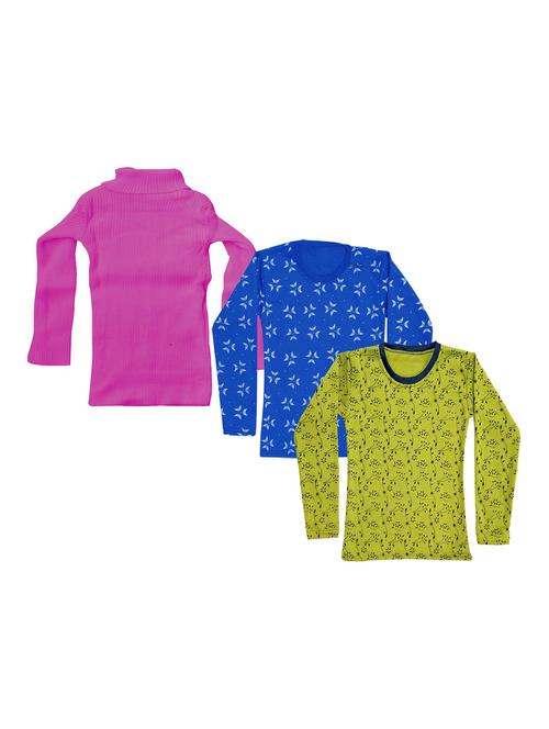 girls pack of 3 tees combo - 19574056 - Very Small Image - 1