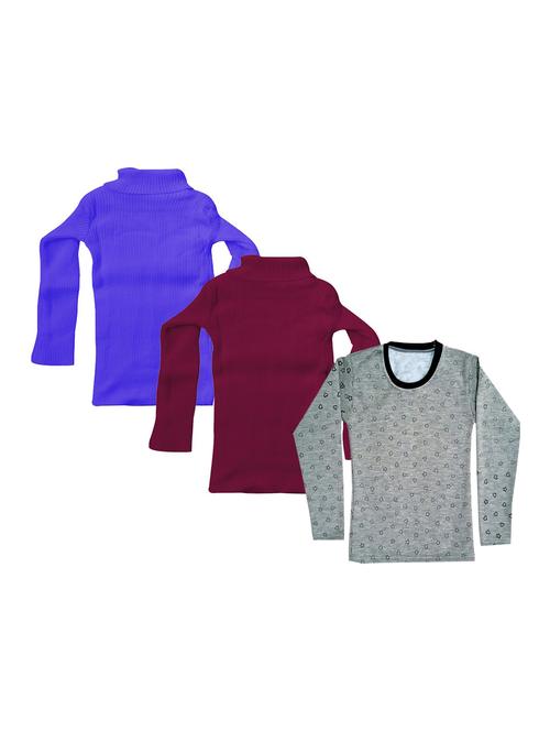 girls pack of 3 tees combo - 19574359 - Very Small Image - 1