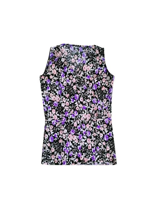 purple printed top - 19574522 - Very Small Image - 1