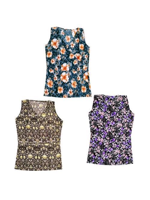 pack of 3 printed top - 19574542 - Very Small Image - 1
