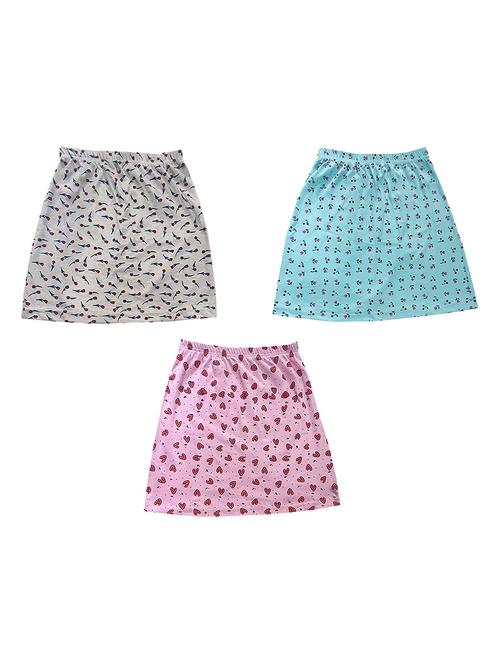 girls printed a-line skirts combo - 19574892 - Very Small Image - 1