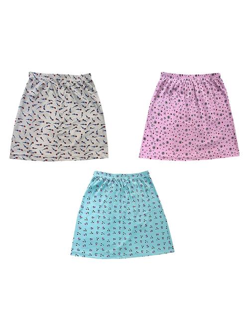 printed midi flared skirt set - 19574897 - Very Small Image - 1