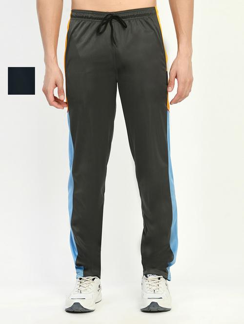men mid rise full length track pant combo - 19575536 - Very Small Image - 1