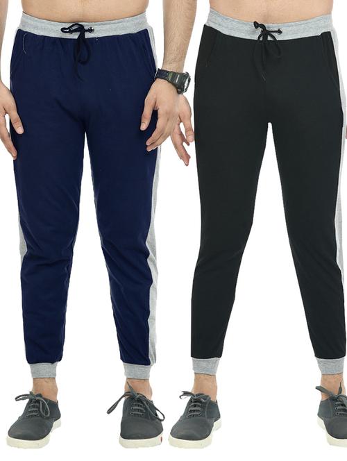 pack of solid full length track pants - 19575585 - Very Small Image - 1