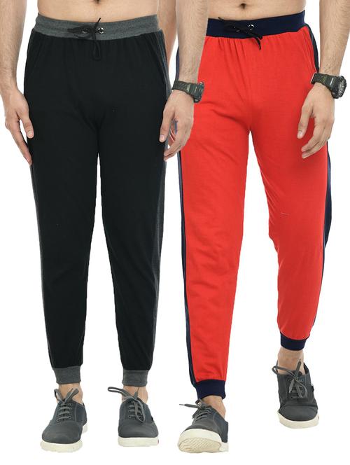 pack of solid full length track pants - 19575587 - Very Small Image - 1